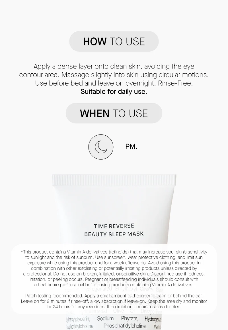 Time Reverse Beauty Sleep Mask - Image 7